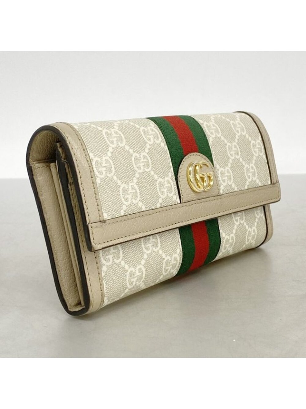 Gucci Wallet Ophidia Beige Gold - Picture 2 of 10